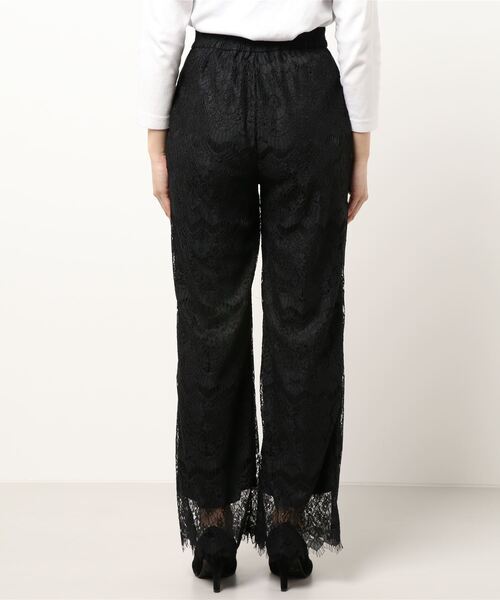 Cheek（チーク）の「シアーレースパンツ（その他パンツ・レディース・キャメル/ブラック/アイボリー・MEDIUM）」の5枚目の写真