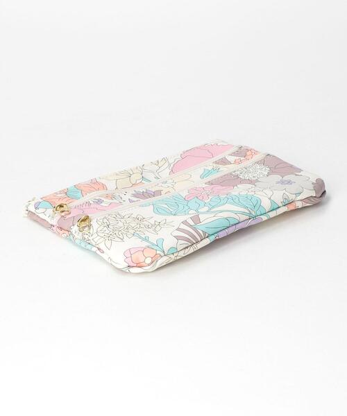 THE STATION STORE(ザ ステーション ストア)の「<FLORET LONDON> スリーファスナー ポーチ(ポーチ・レディース・ピンク/イエロー/ライラック・FREE)」の6枚目の写真