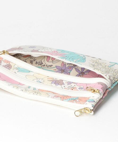 THE STATION STORE(ザ ステーション ストア)の「<FLORET LONDON> スリーファスナー ポーチ(ポーチ・レディース・ピンク/イエロー/ライラック・FREE)」の9枚目の写真