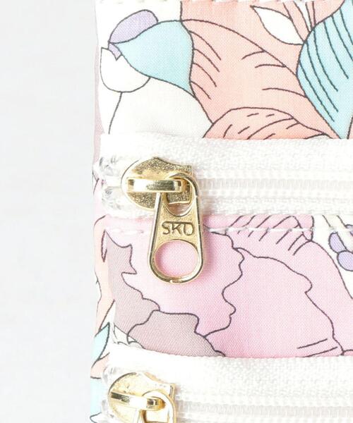 THE STATION STORE(ザ ステーション ストア)の「<FLORET LONDON> スリーファスナー ポーチ(ポーチ・レディース・ピンク/イエロー/ライラック・FREE)」の10枚目の写真