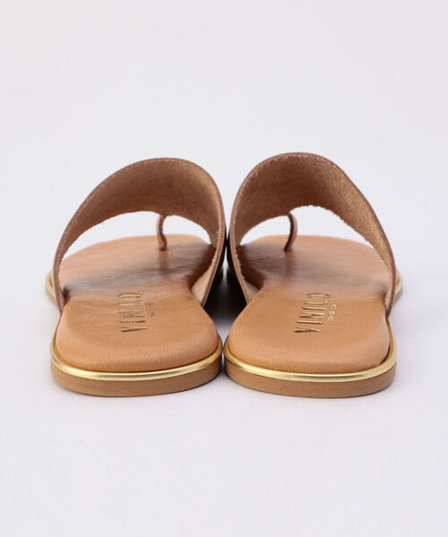 NOLLEY’S(ノーリーズ)の「【VINILO/ ヴィニーロ】スクエアトゥトングサンダル(サンダル・レディース・ブラック/ベージュ・38/36/37)」の3枚目の写真