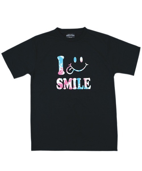 GGD（ジージーディー）の「SMILEYFACE カラフル タイダイ クルーネック 半袖Tシャツ COOL&DRY（Tシャツ/カットソー・レディース・ホワイト系その他/ネイビー系/ホワイト/ブラック系その他/グリーン/ブラック/ネイビー系1/グリーン系その他/ブラック系その他3/ピンク/ホワイト系その他3/ベージュ・M/LL/L）」の5枚目の写真