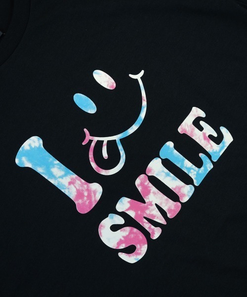 GGD（ジージーディー）の「SMILEYFACE カラフル タイダイ クルーネック 半袖Tシャツ COOL&DRY（Tシャツ/カットソー・レディース・ホワイト系その他/ネイビー系/ホワイト/ブラック系その他/グリーン/ブラック/ネイビー系1/グリーン系その他/ブラック系その他3/ピンク/ホワイト系その他3/ベージュ・M/LL/L）」の20枚目の写真