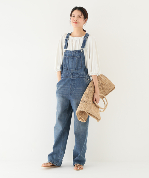Simplicite(サンプリシテ)の「ギャザースリーブバックシャンプルオーバー(Tシャツ/カットソー・レディース・ホワイト/チャコールグレー/カーキ・FREE)」の9枚目の写真