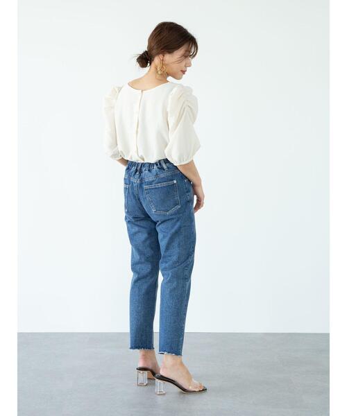 ELENCARE DUE(エレンカーレデュエ)の「・ELENCARE DUE 2wayジャカードブラウス*(シャツ/ブラウス・レディース・ブラック/パープル/イエロー/アイボリー・FREE)」の20枚目の写真