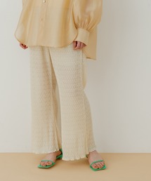 ADAM ET ROPE' | 【ZOZO限定】プリーツレースイージーパンツ(その他パンツ)