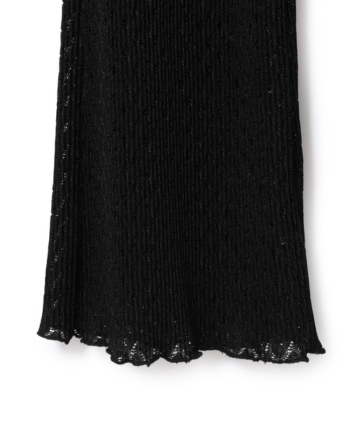 ADAM ET ROPE'(アダムエロペ)の「【ZOZO限定】プリーツレースイージーパンツ(その他パンツ・レディース・ブラック/キナリ・FREE)」の8枚目の写真