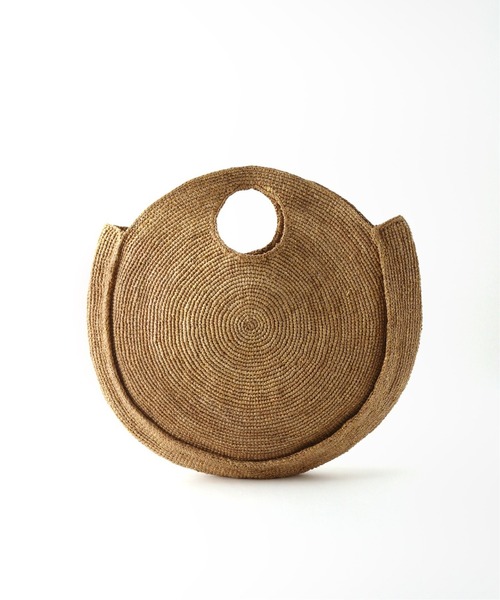 Spick & Span（スピックアンドスパン）の「【Le Voyage en Panie】 round shape バッグ（かごバッグ・レディース・ピンク/ブラック/アイボリー・FREE）」の10枚目の写真