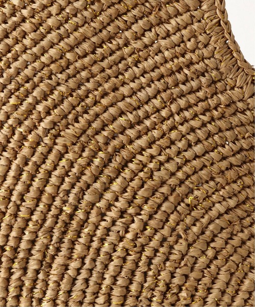 Spick & Span（スピックアンドスパン）の「【Le Voyage en Panie】 round shape バッグ（かごバッグ・レディース・ピンク/ブラック/アイボリー・FREE）」の8枚目の写真