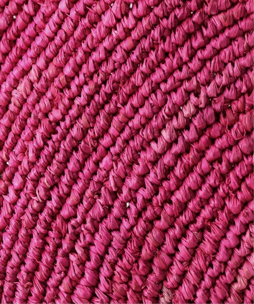 Spick & Span（スピックアンドスパン）の「【Le Voyage en Panie】 round shape バッグ（かごバッグ・レディース・ピンク/ブラック/アイボリー・FREE）」の12枚目の写真