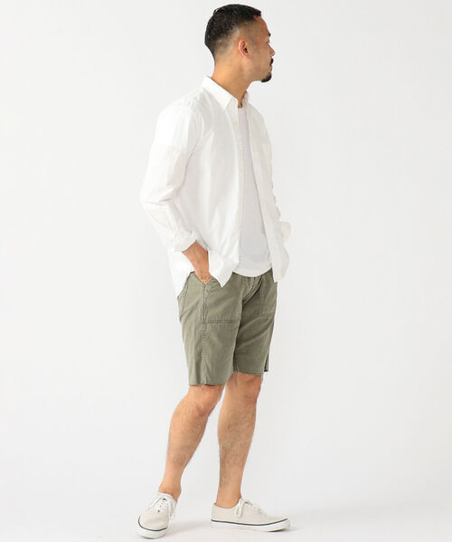 BEAMS PLUS(ビームスプラス)の「REMI RELIEF × BEAMS PLUS / 別注 ファティーグ ショーツ(その他パンツ・メンズ・オリーブ・SMALL/MEDIUM/LARGE/X-LARGE)」の4枚目の写真