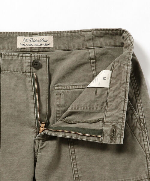 BEAMS PLUS(ビームスプラス)の「REMI RELIEF × BEAMS PLUS / 別注 ファティーグ ショーツ(その他パンツ・メンズ・オリーブ・SMALL/MEDIUM/LARGE/X-LARGE)」の8枚目の写真