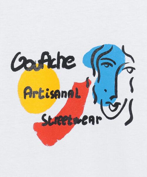 GOUACHE（ガッシュ）の「＜GOUACHE＞FORMES T-SHIRT/Tシャツ（Tシャツ/カットソー・メンズ・ホワイト・MEDIUM/LARGE）」の5枚目の写真