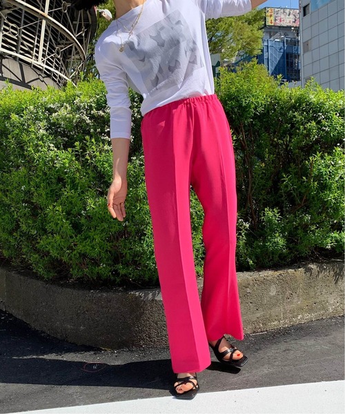 Oriens JOURNAL STANDARD（オリエンス ジャーナルスタンダード）の「◆センタークリースイージーパンツ（その他パンツ・レディース・ブラック/ピンク/ブルー/グリーン・38/36）」の7枚目の写真