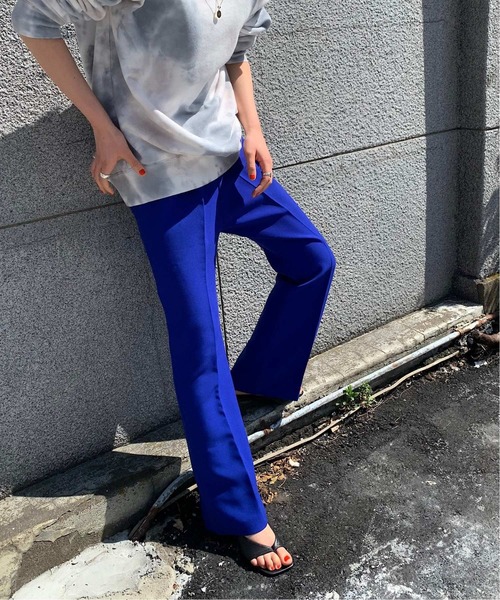 Oriens JOURNAL STANDARD（オリエンス ジャーナルスタンダード）の「◆センタークリースイージーパンツ（その他パンツ・レディース・ブラック/ピンク/ブルー/グリーン・38/36）」の8枚目の写真