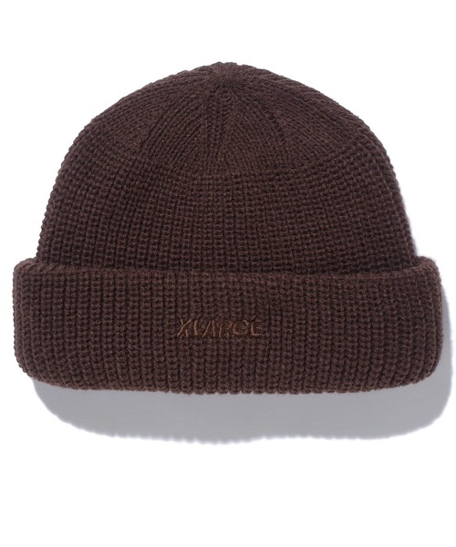 XLARGE（エクストララージ）の「LOGO SHORT LENGTH BEANIE（キャップ・メンズ・ブラック/ネイビー/ブラウン/グリーン・ONE SIZE）」の11枚目の写真