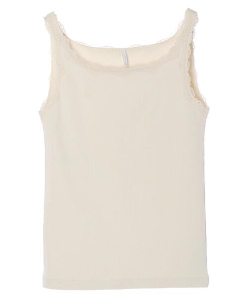 AMERICAN HOLIC（アメリカンホリック）の「モチーフレースタンクトップ　＊（タンクトップ・レディース・アイボリー/ライトベージュ/ブラック/ブルー・M/L）」の21枚目の写真