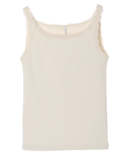 AMERICAN HOLIC（アメリカンホリック）の「モチーフレースタンクトップ　＊（タンクトップ・レディース・アイボリー/ライトベージュ/ブラック/ブルー・M/L）」の11枚目の写真