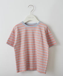 CIAOPANIC TYPY | 【KIDS】レトロボーダー 5分袖ポケットTee(Tシャツ/カットソー)