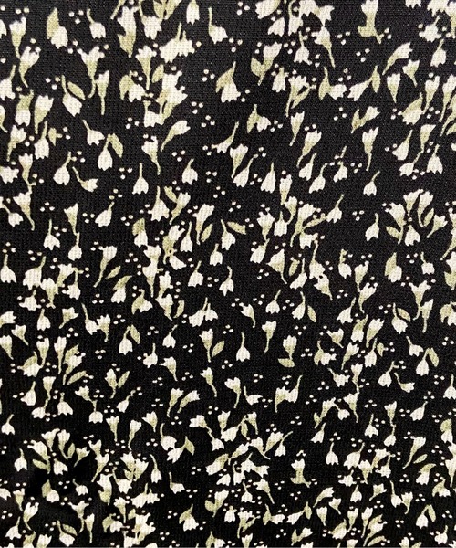 EPIMI E'PIMMY（エピミエピミー）の「小花柄アソートフレアスカート（スカート・レディース・オフホワイト/ブラック/サックスブルー/シルバーグレー・MEDIUM）」の18枚目の写真