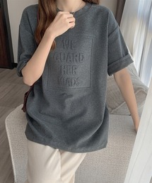 aimoha | 韓国風3DロゴＴシャツ(Tシャツ/カットソー)