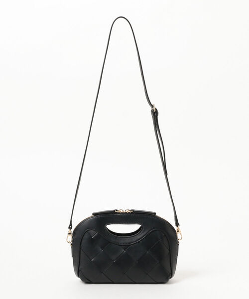 Demi-Luxe BEAMS（デミルクス ビームス）の「PELLICO / ANELLI INTRECCIATO MINI ME バッグ（ハンドバッグ・レディース・ブラック/ベージュ・ONE SIZE）」の5枚目の写真