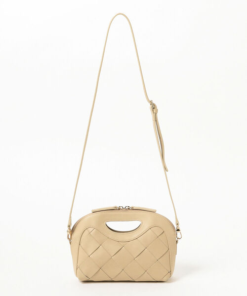 Demi-Luxe BEAMS（デミルクス ビームス）の「PELLICO / ANELLI INTRECCIATO MINI ME バッグ（ハンドバッグ・レディース・ブラック/ベージュ・ONE SIZE）」の12枚目の写真