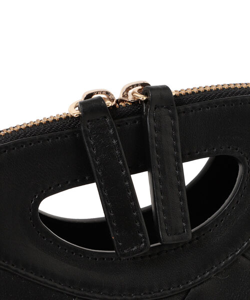 Demi-Luxe BEAMS（デミルクス ビームス）の「PELLICO / ANELLI INTRECCIATO MINI ME バッグ（ハンドバッグ・レディース・ブラック/ベージュ・ONE SIZE）」の15枚目の写真