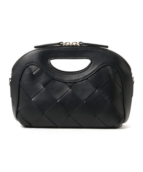 Demi-Luxe BEAMS（デミルクス ビームス）の「PELLICO / ANELLI INTRECCIATO MINI ME バッグ（ハンドバッグ・レディース・ブラック/ベージュ・ONE SIZE）」の20枚目の写真