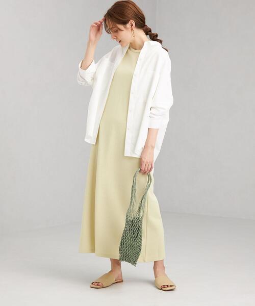 green label relaxing（グリーンレーベルリラクシング）の「ハッスイ UV ルーズドルマン シャツ －撥水－－UVカット－（シャツ/ブラウス・レディース・ホワイト/ベージュ・FREE）」の18枚目の写真