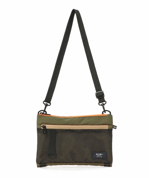 BEAMS HEART（ビームスハート）の「【ユニセックス】メッシュコンビ サコッシュ（ショルダーバッグ・メンズ・ネイビー/オリーブ/ブラック・ONE SIZE）」の19枚目の写真
