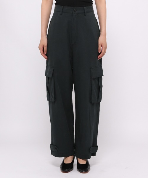 LEPSIM（レプシィム）の「大人キレイめカーゴパンツ　954079（カーゴパンツ・レディース・チャコールグレー/カーキ・LARGE/MEDIUM）」の8枚目の写真