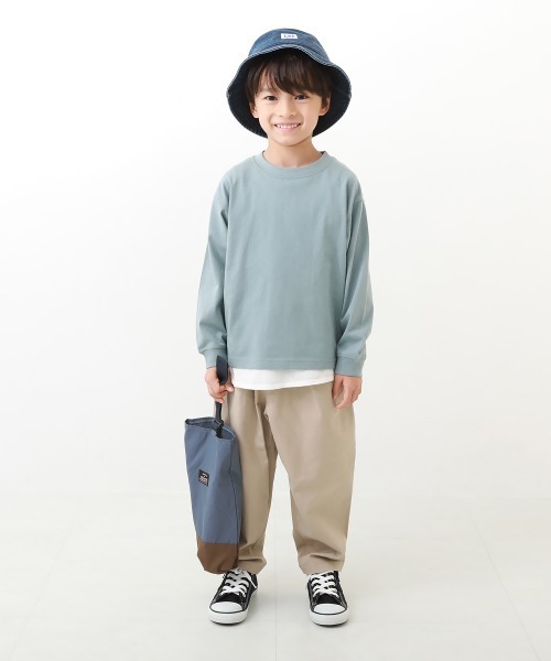 devirock（デビロック）の「シューズバッグ（トートバッグ・キッズ・カーキ/ピンク/ブルー/ブルーグレー・ONE SIZE）」の6枚目の写真