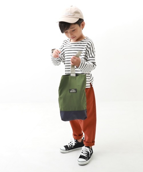 devirock（デビロック）の「シューズバッグ（トートバッグ・キッズ・カーキ/ピンク/ブルー/ブルーグレー・ONE SIZE）」の8枚目の写真