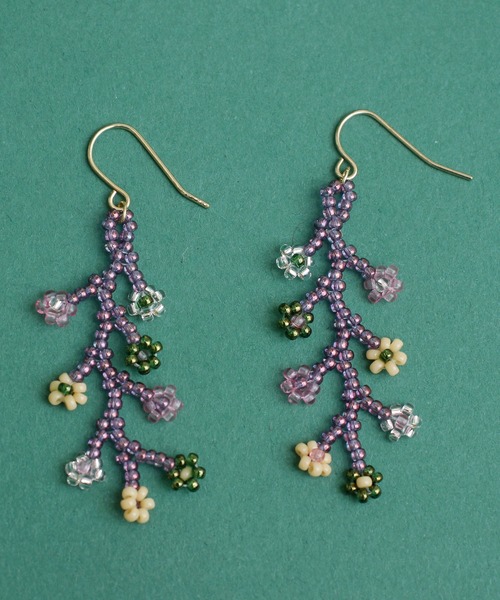 ビーズお花 ピアス イヤリング ピアス 両耳用 Didizizi ディディジジ のファッション通販 Zozotown