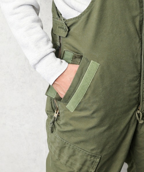 MILITARY（ミリタリー）の「実物 新品 デッドストック カナダ軍 AFV コールドウェザー タンカース オーバーオール（サロペット/オーバーオール・メンズ・オリーブ/グリーン系その他・SS/S/M/L-Regular）」の7枚目の写真