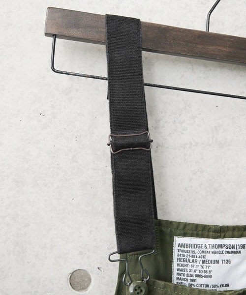 MILITARY（ミリタリー）の「実物 新品 デッドストック カナダ軍 AFV コールドウェザー タンカース オーバーオール（サロペット/オーバーオール・メンズ・オリーブ/グリーン系その他・SS/S/M/L-Regular）」の4枚目の写真