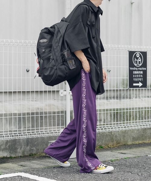 Perushu（ペルーシュ）の「Pロゴ刺繍オーバーシャツ（シャツ/ブラウス・メンズ・ホワイト/ブラック・MEDIUM/LARGE）」の22枚目の写真