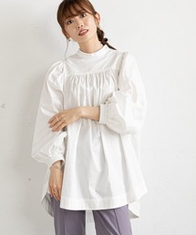 prose verse | ハイネックギャザープチハイブラウス(シャツ/ブラウス)