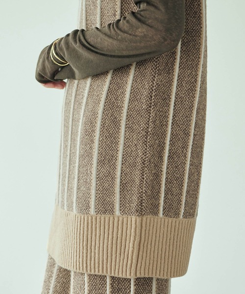 forksy.（フォルクシー）の「【forksy.】ジャガードストライプニットセットアップ（セットアップ・レディース・ベージュ/ブラウン/グレー/ワインレッド・FREE）」の19枚目の写真