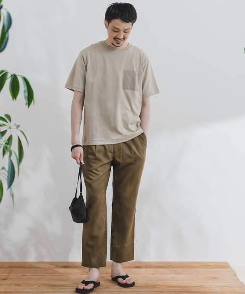 URBAN RESEARCH DOORS（アーバンリサーチドアーズ）の「コーデュロイポケットTシャツ（Tシャツ/カットソー・メンズ・ホワイト/グレー系その他/イエロー/ブルー・40/38）」の6枚目の写真