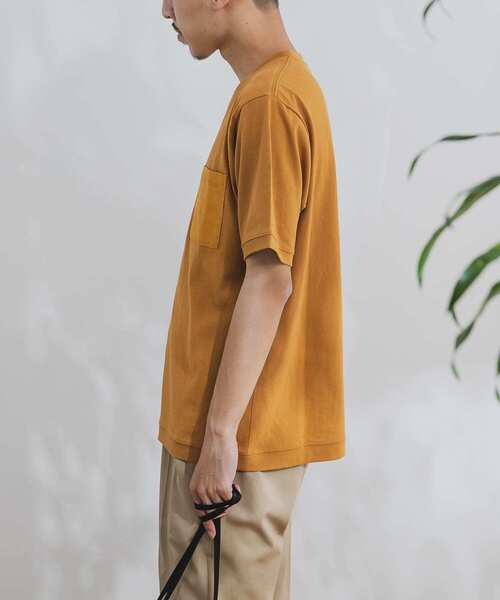 URBAN RESEARCH DOORS（アーバンリサーチドアーズ）の「コーデュロイポケットTシャツ（Tシャツ/カットソー・メンズ・ホワイト/グレー系その他/イエロー/ブルー・40/38）」の16枚目の写真