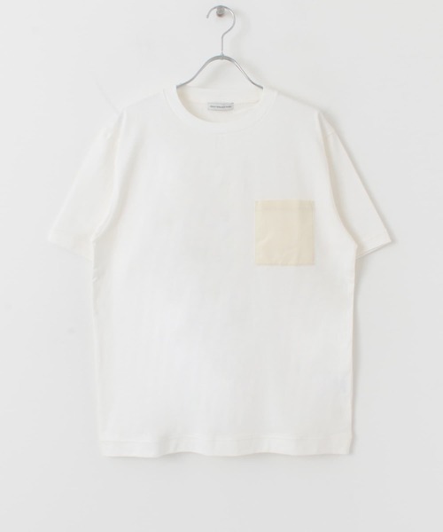 URBAN RESEARCH DOORS（アーバンリサーチドアーズ）の「コーデュロイポケットTシャツ（Tシャツ/カットソー・メンズ・ホワイト/グレー系その他/イエロー/ブルー・40/38）」の17枚目の写真