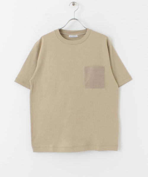 URBAN RESEARCH DOORS（アーバンリサーチドアーズ）の「コーデュロイポケットTシャツ（Tシャツ/カットソー・メンズ・ホワイト/グレー系その他/イエロー/ブルー・40/38）」の14枚目の写真