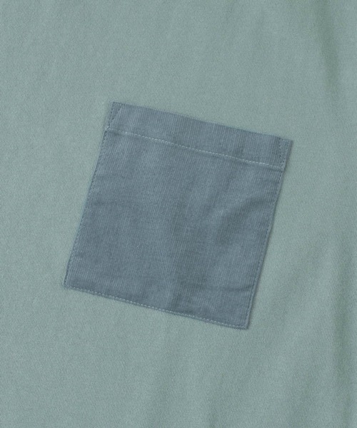 URBAN RESEARCH DOORS（アーバンリサーチドアーズ）の「コーデュロイポケットTシャツ（Tシャツ/カットソー・メンズ・ホワイト/グレー系その他/イエロー/ブルー・40/38）」の8枚目の写真