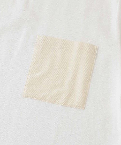 URBAN RESEARCH DOORS（アーバンリサーチドアーズ）の「コーデュロイポケットTシャツ（Tシャツ/カットソー・メンズ・ホワイト/グレー系その他/イエロー/ブルー・40/38）」の22枚目の写真