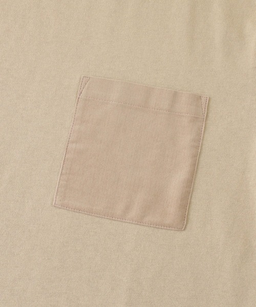 URBAN RESEARCH DOORS（アーバンリサーチドアーズ）の「コーデュロイポケットTシャツ（Tシャツ/カットソー・メンズ・ホワイト/グレー系その他/イエロー/ブルー・40/38）」の18枚目の写真