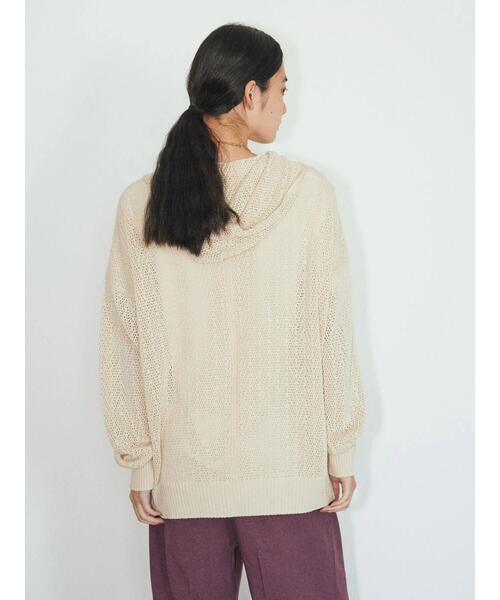 GARAGE OF GOOD CLOTHING（ガレージオブグッドクロージング）の「パッチワーク風アノラックプルオーバー＊（ニット/セーター・レディース・ブラック/アイボリー・FREE）」の19枚目の写真