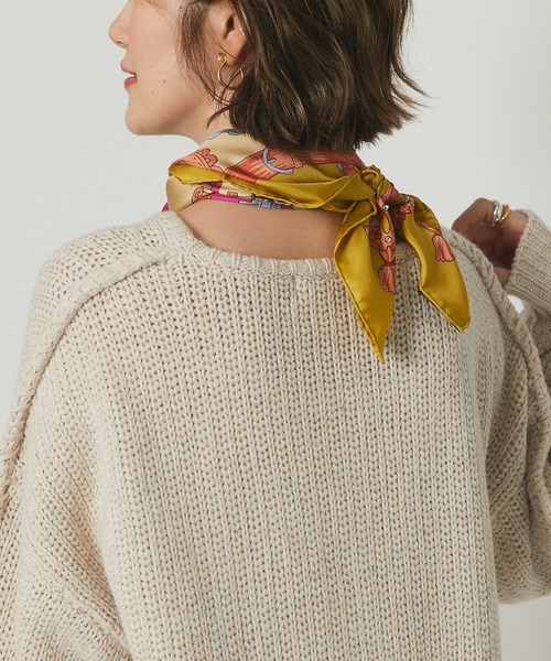 RIVE DROITE（リヴドロワ）の「抜け感たっぷりのニット　ローゲージCozyニット（ニット/セーター・レディース・ライトベージュ/ブラウン・FREE）」の12枚目の写真