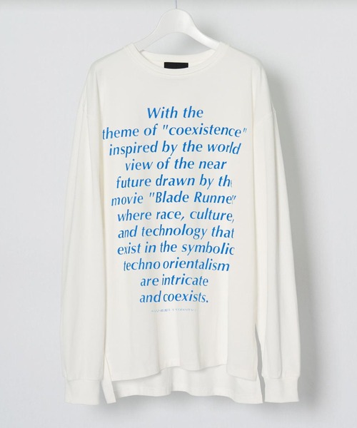 Wizzard(ウィザード)の「Wizzard ウィザード / GRAPHIC LONG T-SHIRTS"SLOGAN" グラフィックプリントロングTシャツ(Tシャツ/カットソー・メンズ・ブラック/ホワイト/チャコール・3/2/1)」の2枚目の写真